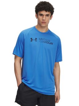 Under Armour - Blue Men's Tech Reflective T-Shirt