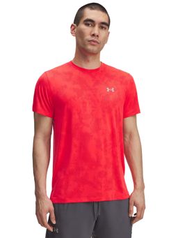 Under Armour - Red Men's Launch Camo T-Shirt