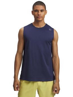 Under Armour - Navy Blue Men's Vent Sleeveless T-Shirt