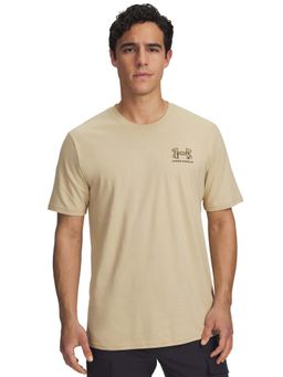 Under Armour - Beige Men's Mountain Circle T-Shirt