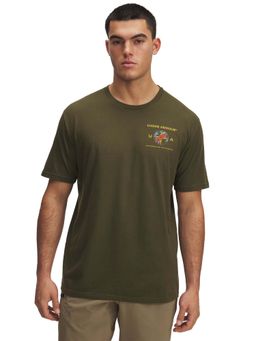 Under Armour - Green Men's Lake Compass T-Shirt