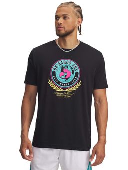 Under Armour - Black Men's Curry Fox Tour T-Shirt