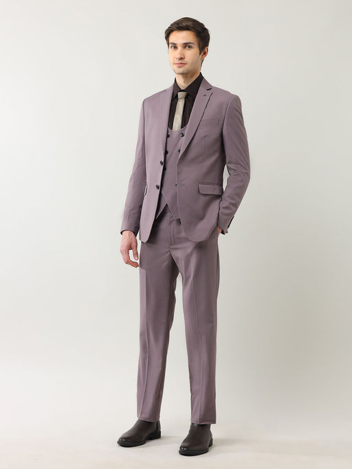 Arrow Men'S Tailored Fit Twill Blazer with Waistcoat and Trouser (Set of 3)