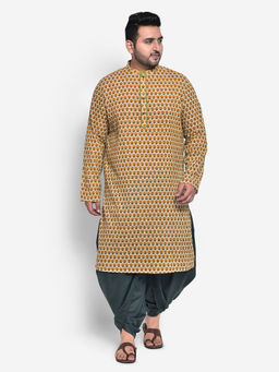 KISAH PLUS - Cotton Silk Beige Kurta