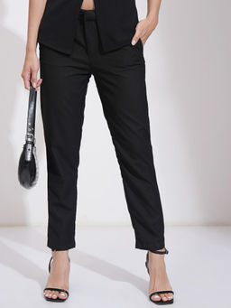 TOKYO TALKIES - Black Formal Trouser