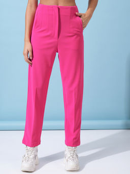 TOKYO TALKIES - Women Solid Casual Trouser