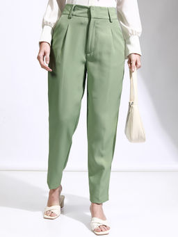 TOKYO TALKIES - Women Solid Tailor Formal Trouser