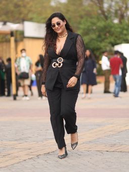 ETE - Kaya Black Crepe Pant Suit Co-Ord (Set of 2)