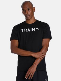 Puma - Graphic Mens Black T-shirt