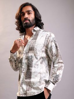 LOCOMOTIVE - Men Multi-Color Floral Printed Shirt