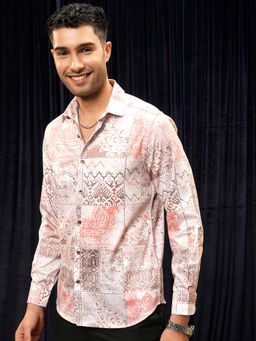 LOCOMOTIVE - Men Multi-Color Cotton Printed Shirt