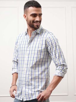 LOCOMOTIVE - Men Multi-Color Moklino Dobby Stripes Casual Shirt