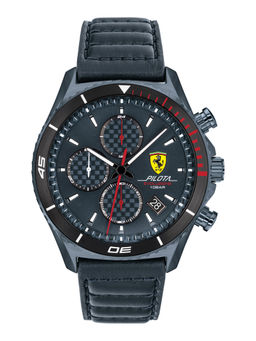 Scuderia Ferrari - Blue Leather Watch