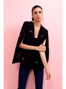 BOHO-CHIC By Sukriti Jain - Hand Embellished Cape Jacket