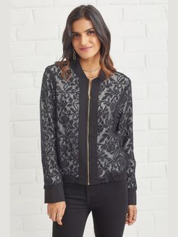 BOHO-CHIC By Sukriti Jain - Lace Bomber Jacket