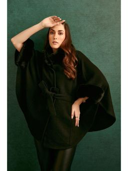 BOHO-CHIC By Sukriti Jain - Faux Fur Cape Jacket