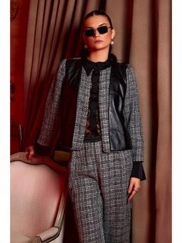 BOHO-CHIC By Sukriti Jain - Monochrome Sequinned Jacket