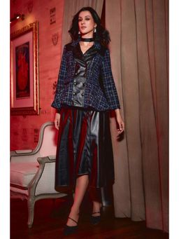 BOHO-CHIC By Sukriti Jain - Black Gorgeous Faux Leather Skirt