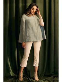 BOHO-CHIC By Sukriti Jain - Fur Trimmed Cape Jacket