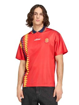 adidas - Red Printed Half Sleeves Polo T-Shirt