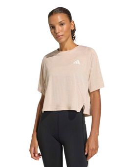 adidas - Beige Printed Half Sleeves T-Shirt