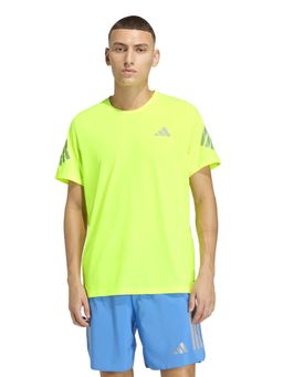 adidas - Yellow Printed Half Sleeves T-Shirt