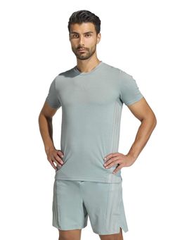 adidas - Green Stripes Half Sleeves T-Shirt