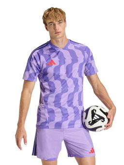 adidas - Purple Printed Half Sleeves T-Shirt