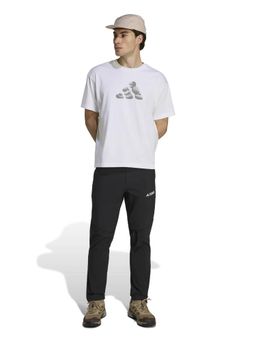 adidas - White Graphic Half Sleeves T-Shirt