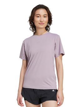 adidas - Purple Solid Half Sleeves T-Shirt