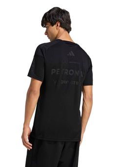 adidas - Black Typography Half Sleeves T-Shirt