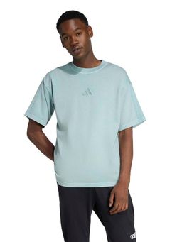 adidas - Green Solid Half Sleeves T-Shirt
