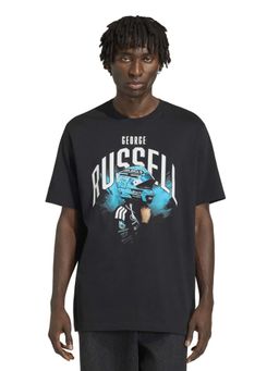 adidas - Black Graphic Half Sleeves T-Shirt