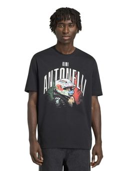 adidas - Black Graphic Half Sleeves T-Shirt