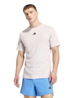 adidas - Purple Solid Half Sleeves T-Shirt