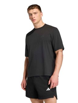 adidas - Black Typography Half Sleeves T-Shirt