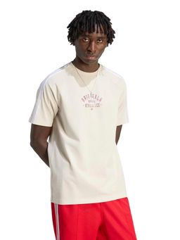 adidas Originals - Off White Typography Half Sleeves T-Shirt
