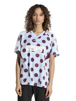 adidas Originals - Blue Printed Half Sleeves T-Shirt