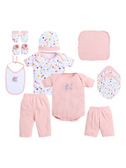 EIO - New Born Baby Clothing Gift - Peach (0-3 Months) (Set of 13)