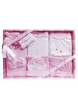 EIO - New Born Baby Clothing Gift - Pink (0-3 Months) (Set of 13)