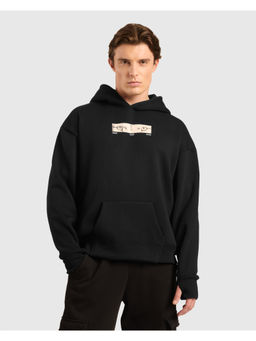 Musclemind - Black Cloud Ease Shadow Oversized Hoodie