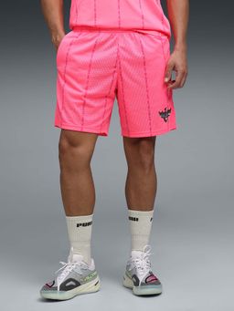 Puma - Pink Melo Always On Men's Mesh 7-Inch Basketball Shorts