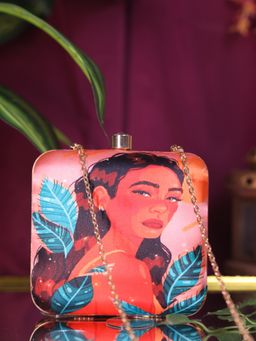 SWISNI - Women Multi-Color Digital Printed Clutch