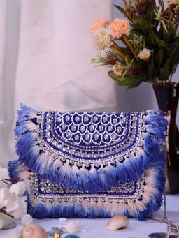 SWISNI - Women Blue Banjara Bag