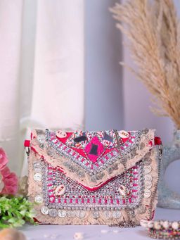 SWISNI - Women Pink Banjara Bag