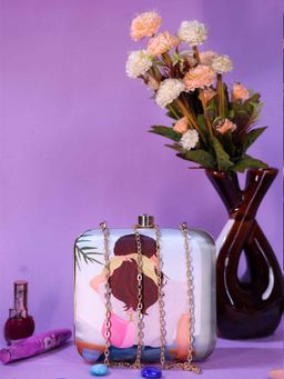 SWISNI - Women Multi-Color Digital Printed Clutch