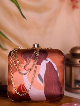 SWISNI - Women Multi-Color Digital Printed Clutch