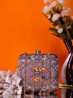 SWISNI - Women Multi-Color Digital Printed Clutch