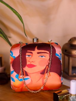 SWISNI - Women Multi-Color Digital Printed Clutch