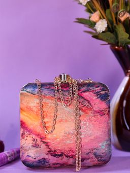 SWISNI - Women Multi-Color Digital Printed Clutch